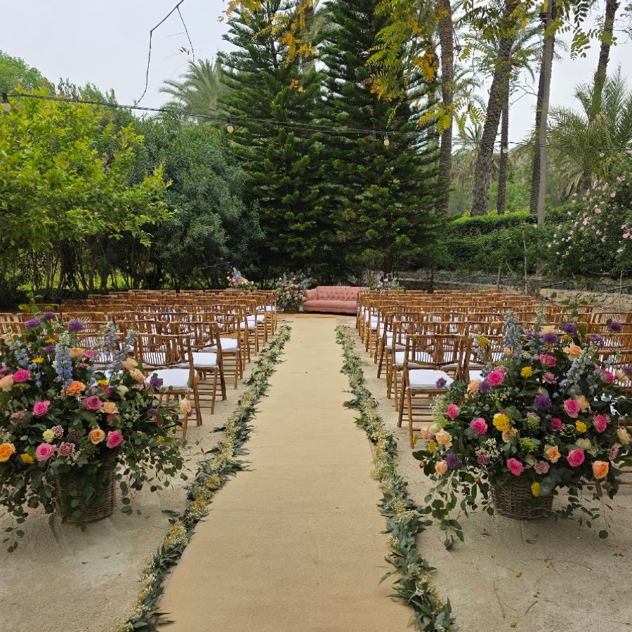 Decoración floral para eventos